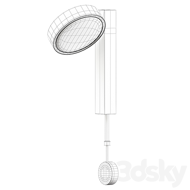 LED Dimming Wall Lamp 3DSMax File - thumbnail 2