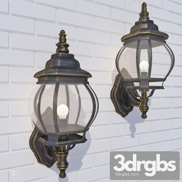 Lentua Outdoor Wall Light 3dsmax Download - thumbnail 1