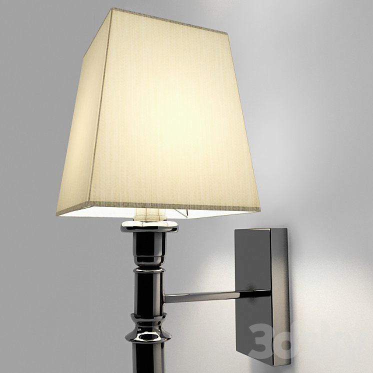 LIGHT LIVING WALL LAMP 72CM HORN LARGE 3DS Max - thumbnail 2