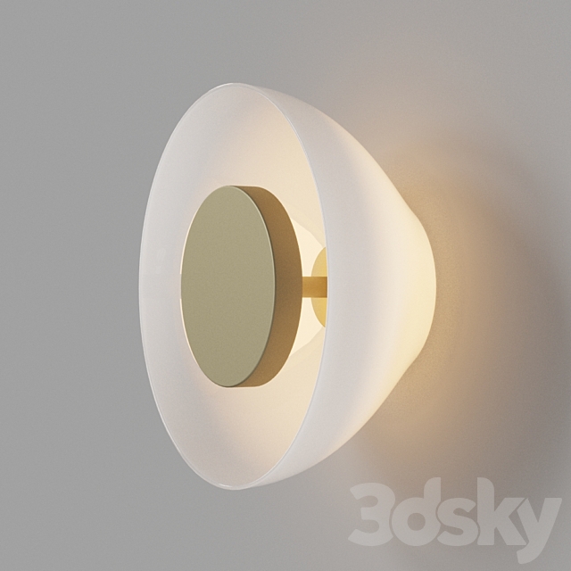 Lightology AURA WALL LIGHT By Marset 3DS Max Model - thumbnail 2