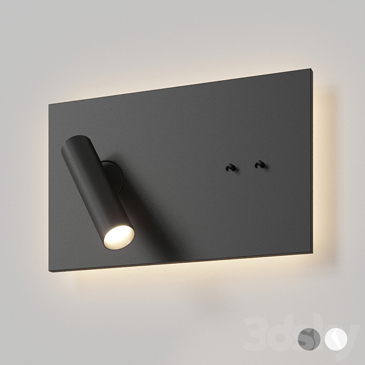 Lightology EDGE READER MINI WALL SCONCE By Astro Lighting 3DS Max Model - thumbnail 1