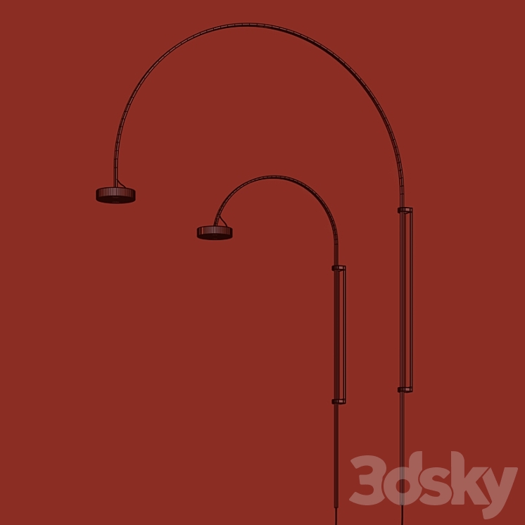 Lightology PLUCK SWING ARM PLUG-IN By Robert Sonneman 3DS Max - thumbnail 2