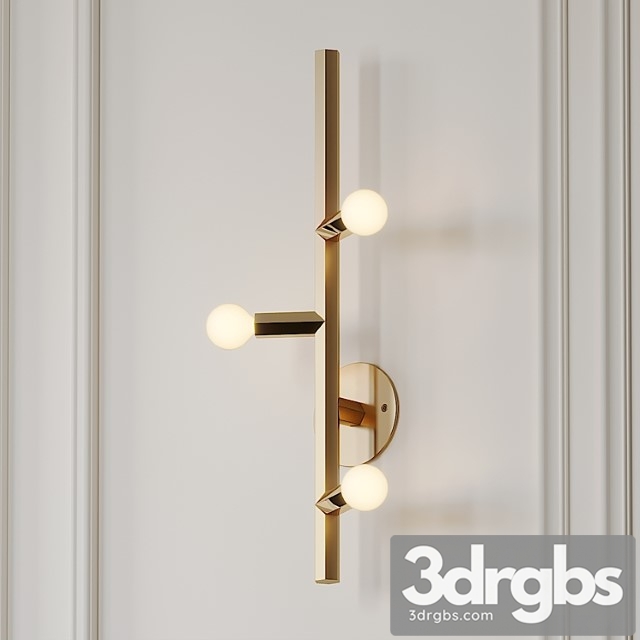 Linden sconce for the future perfect 3dsmax Download - thumbnail 1