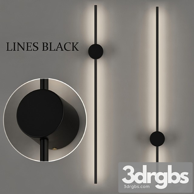 Lines black 3dsmax Download - thumbnail 1