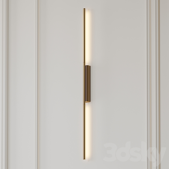 LINK Double Reading Wall Lamp 3DSMax File - thumbnail 1