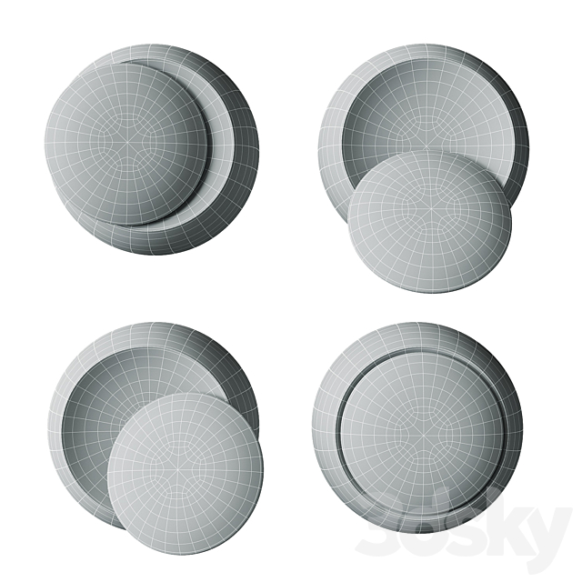 LITU wall lamp 3DS Max Model - thumbnail 4