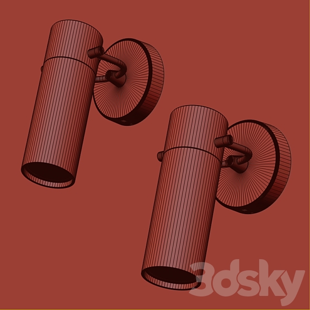 Loftconcept Nadine Sconce black 3DSMax File - thumbnail 2