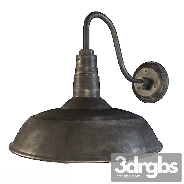 Lora Outdoor Wall Light 3dsmax Download - thumbnail 1