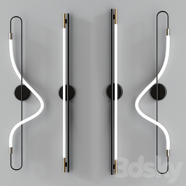 Luke Lamp Co Wall Sconce Collection 3DSMax File - thumbnail 3