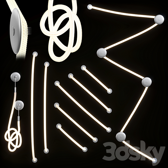 luke lamp wall light 2 3DSMax File - thumbnail 2