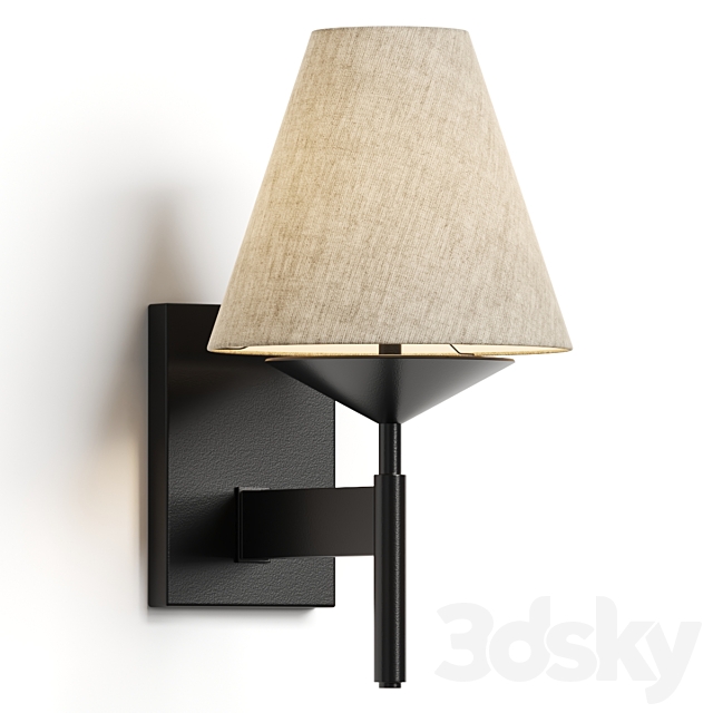 Lulu and Georgia Marisol Sconce Wall Lamp 3ds Max - thumbnail 1