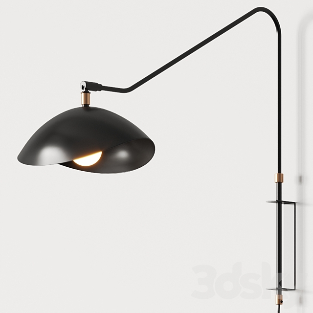 Luminaire Authentik Coquelicot Wall Lamp 3DSMax File - thumbnail 1