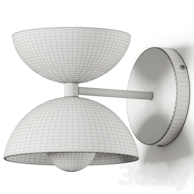 Luminaire Authentik Lov Wall Lamp 3DS Max Model - thumbnail 3