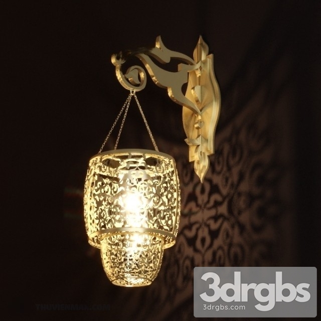 Lustr Wall Light 3dsmax Download - thumbnail 1