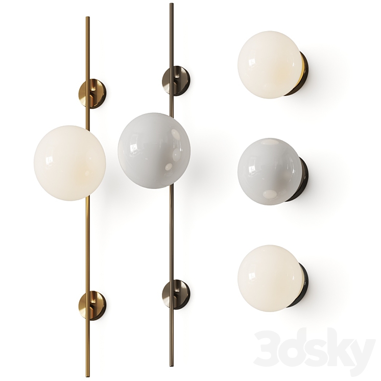 Luxcambra Lymington Wall Lamps 3DS Max Model - thumbnail 1