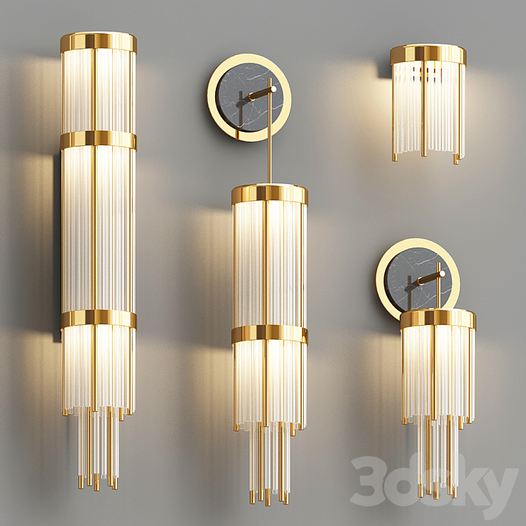 Luxxu Pharo Wall lamps 3DS Max Model - thumbnail 1