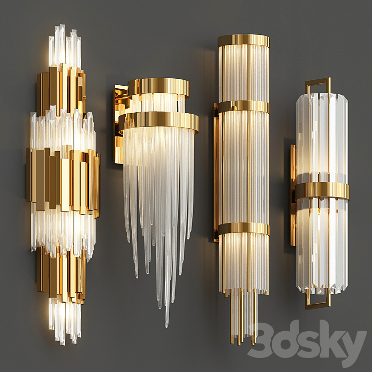 Luxxu Wall Lamps 2 3DS Max - thumbnail 1