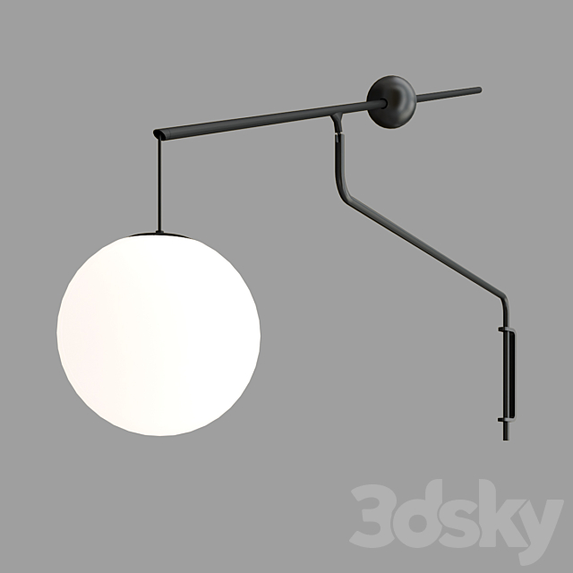 MALAMATA Wall lamp By LUCEPLAN 3DSMax File - thumbnail 2