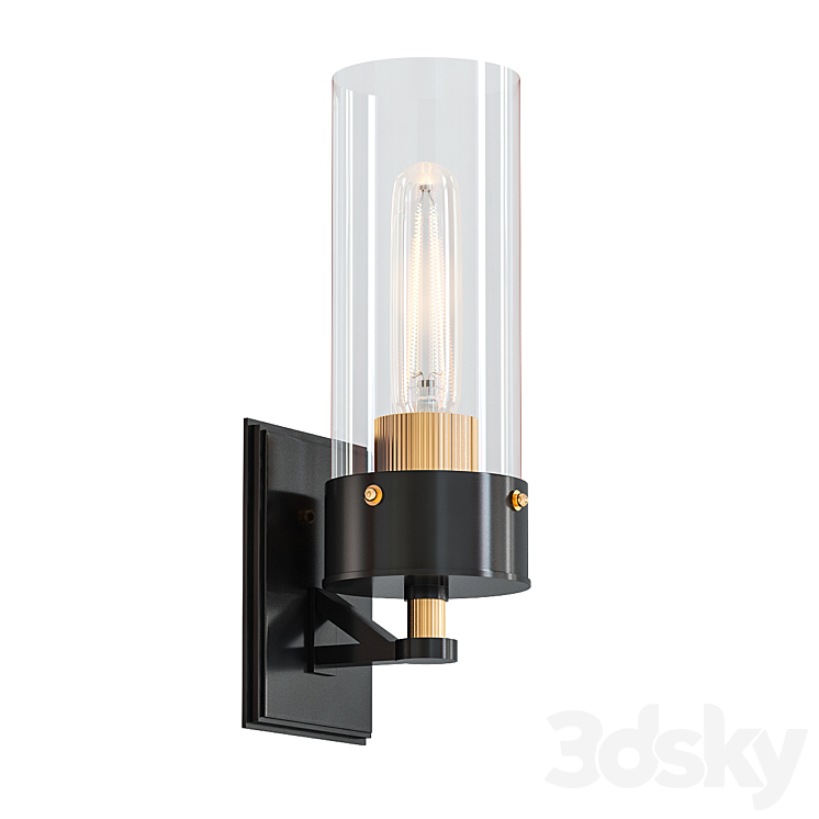 Marais Medium Bath Sconce 3DS Max - thumbnail 1