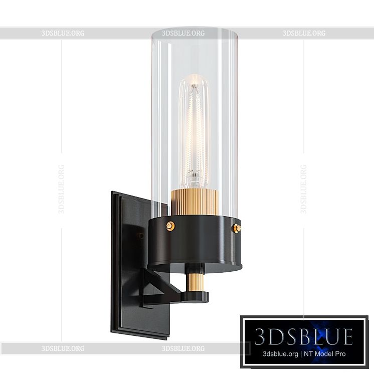 Marais Medium Bath Sconce 3DS Max - thumbnail 3