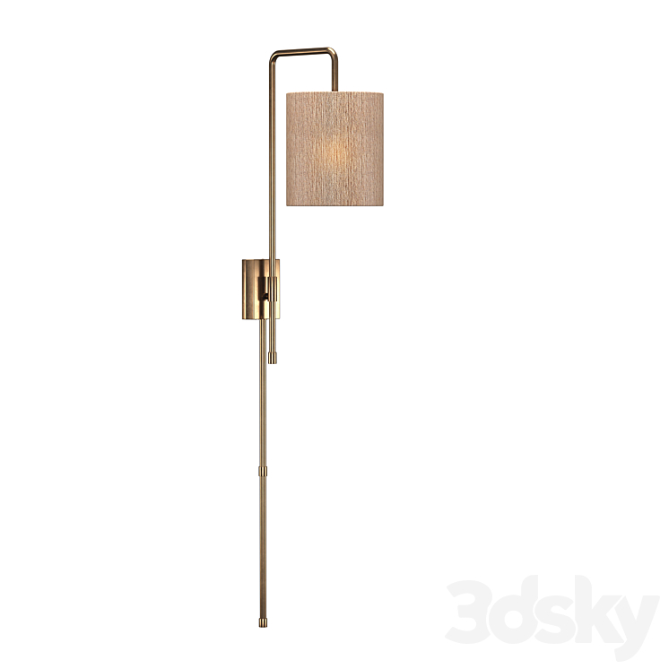 MAREN SWING-ARM SCONCE 3DS Max Model - thumbnail 2