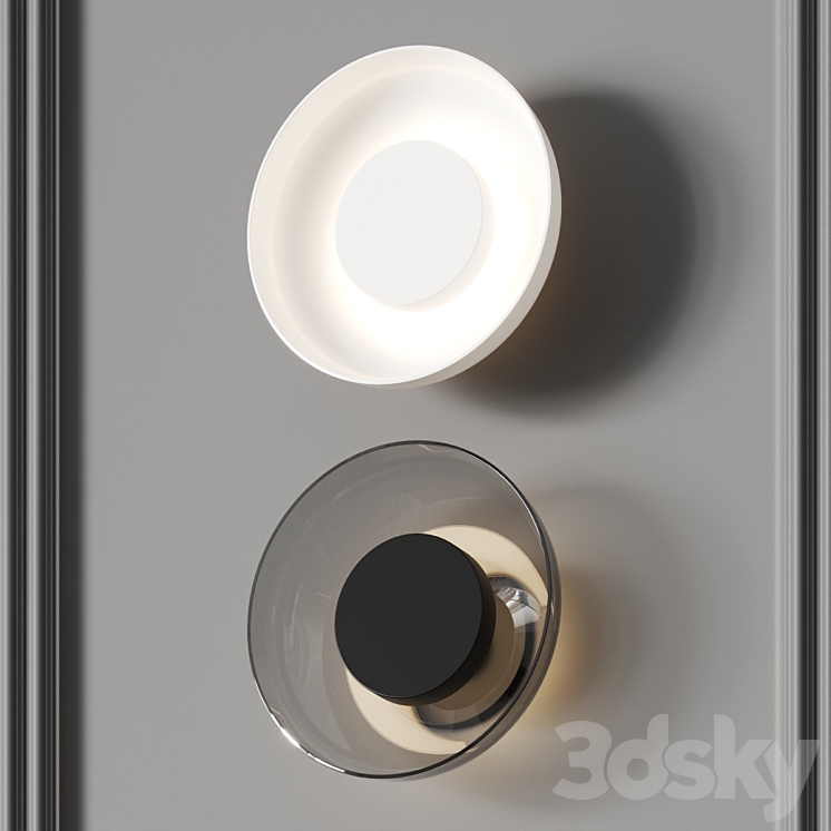 Marset Aura Plus Wall Lamps 3DS Max - thumbnail 1