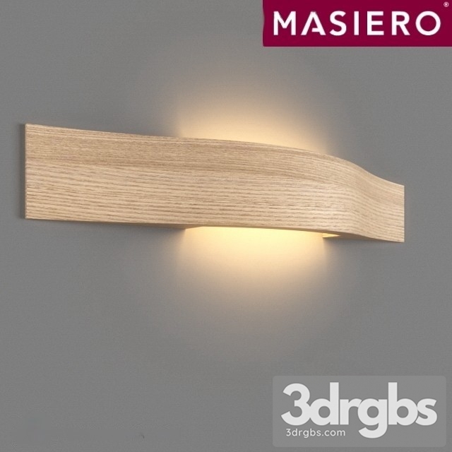 Masiero Libe A55 Applique Lamp 3dsmax Download - thumbnail 1