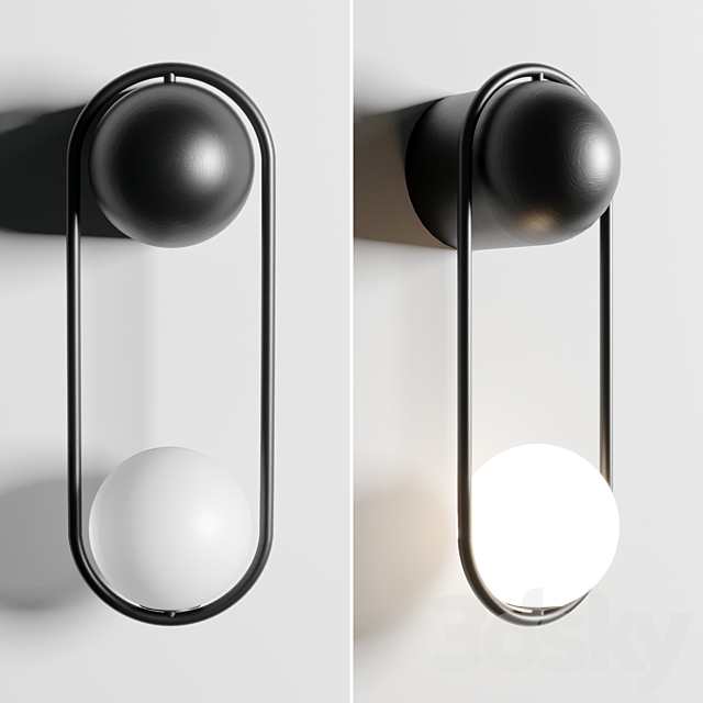 Matthew McCormick Mila Sconce wall light 3DSMax File - thumbnail 2