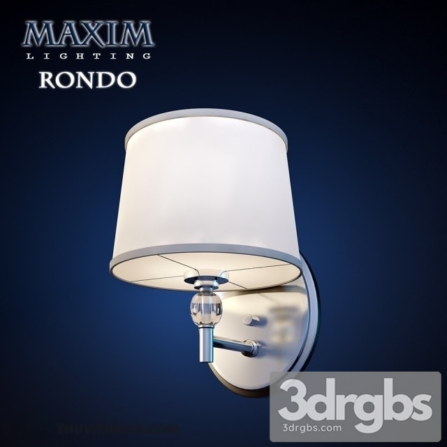 Maxim Rondo Wall Light 3dsmax Download - thumbnail 1