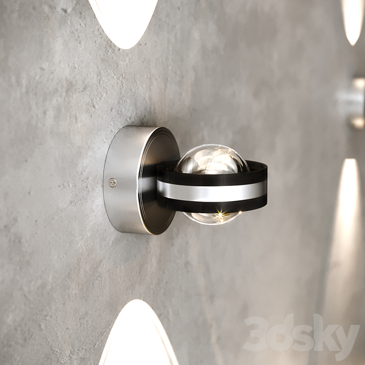 Maxmer Wall Lights 3DS Max Model - thumbnail 2