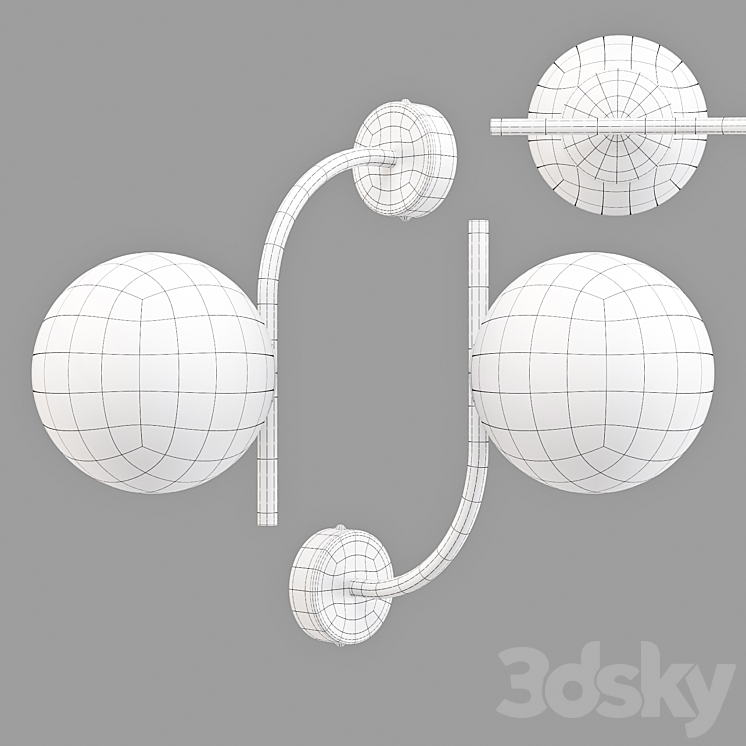 Maytoni: Rendez-Vous (MOD109Wl-01BS) – Wall Lamp 3DS Max - thumbnail 2