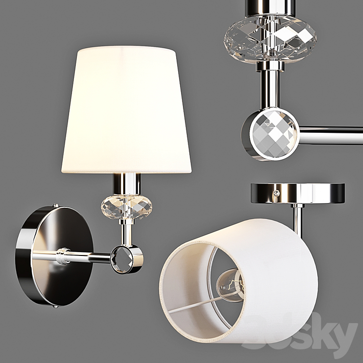 Maytoni: Wall Lamp – Riverside (MOD018WL-01CH) 3DS Max - thumbnail 1