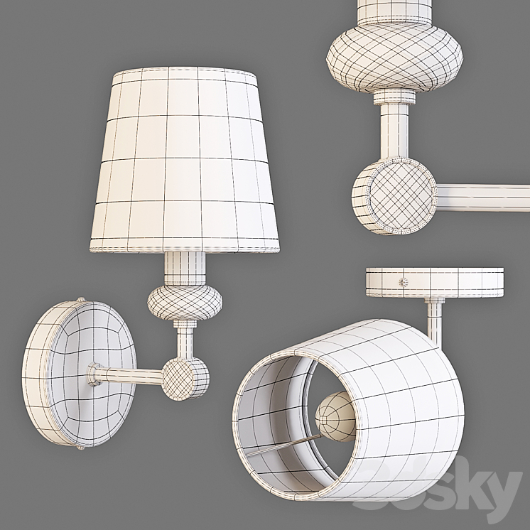 Maytoni: Wall Lamp – Riverside (MOD018WL-01CH) 3DS Max - thumbnail 2