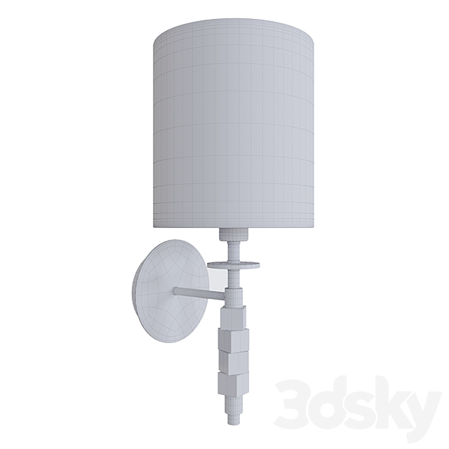 Maytony torony wall lamp 3ds Max - thumbnail 2