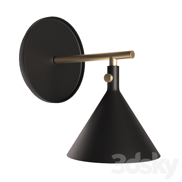 Menu Cast Sconce Wall Lamp 3ds Max - thumbnail 1