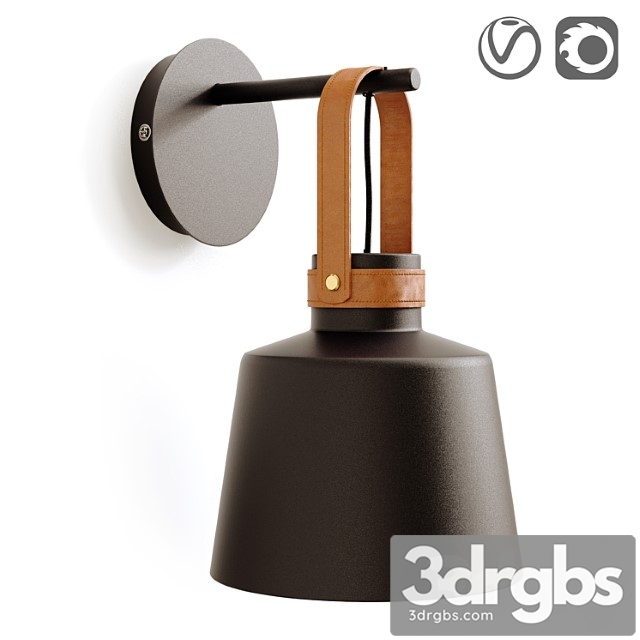 Metal wall lamp, oda - thumbnail 1