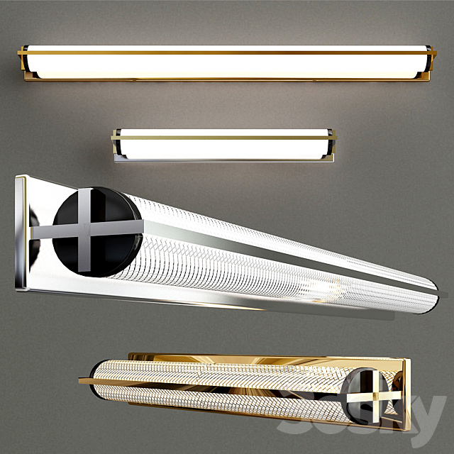 Metropolis Wall Sconce 3ds Max - thumbnail 2