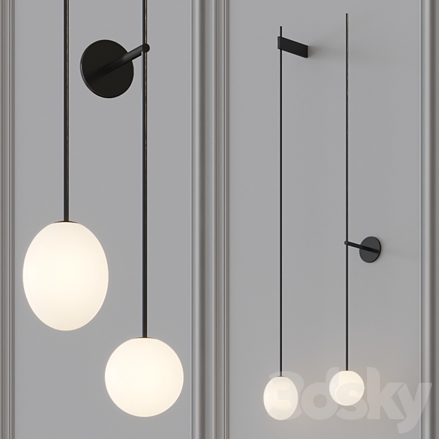 Michael Anastassiades – Wall Lamps 3DSMax File - thumbnail 1