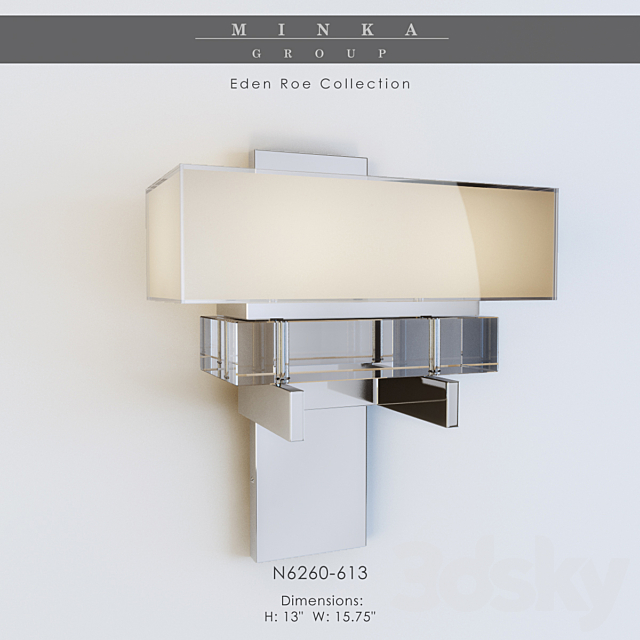 minka group N6260-613 3DS Max Model - thumbnail 1