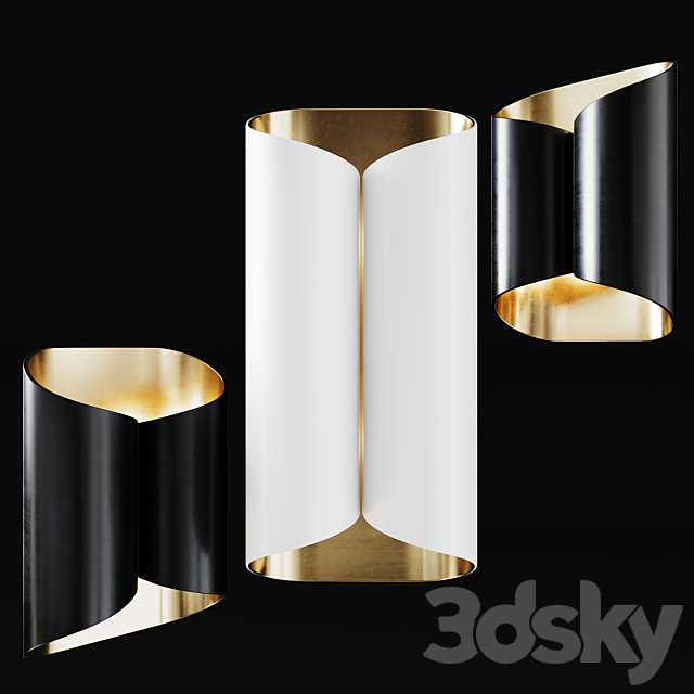 Mixa wall light 3ds Max - thumbnail 1