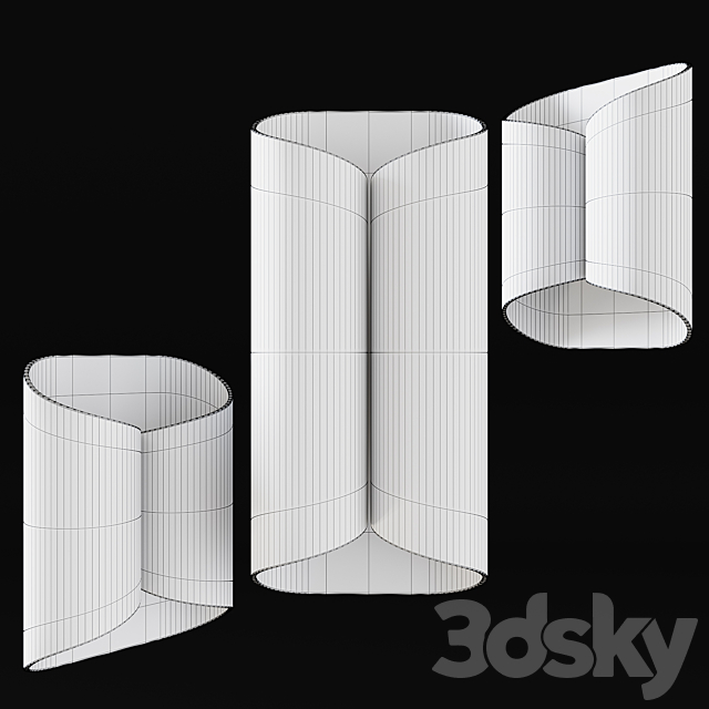 Mixa wall light 3ds Max - thumbnail 2