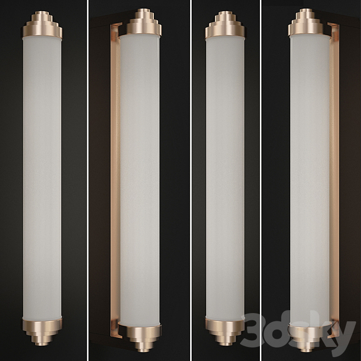 MLE – BATHROOM wall lamp 3DS Max - thumbnail 1