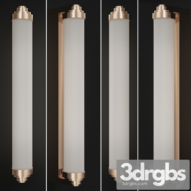 Mle – bathroom wall lamp 3dsmax Download - thumbnail 1