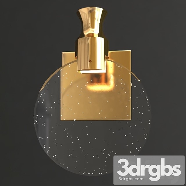 Modern Crystal Wall Lamp 2 3dsmax Download - thumbnail 1