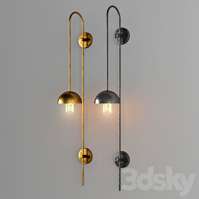 Modern Wall Light 3ds Max - thumbnail 1