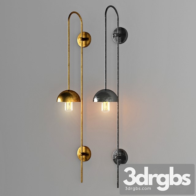 Modern wall light 3dsmax Download - thumbnail 1