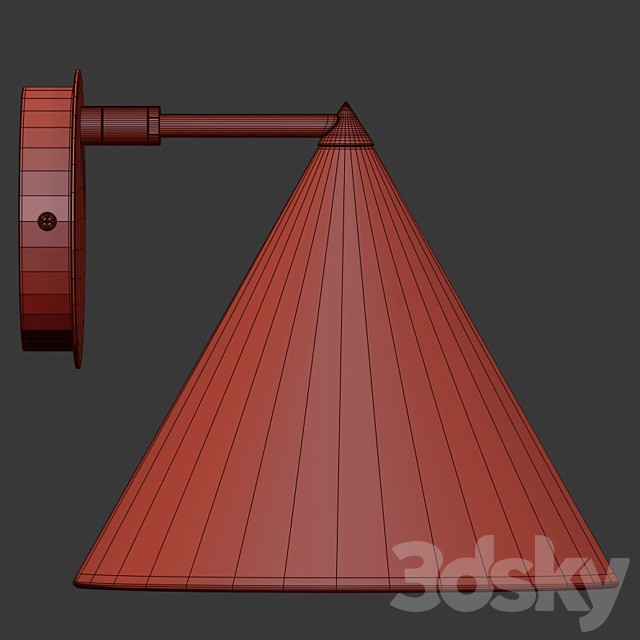 Moke Simple Wall Light 3DSMax File - thumbnail 5