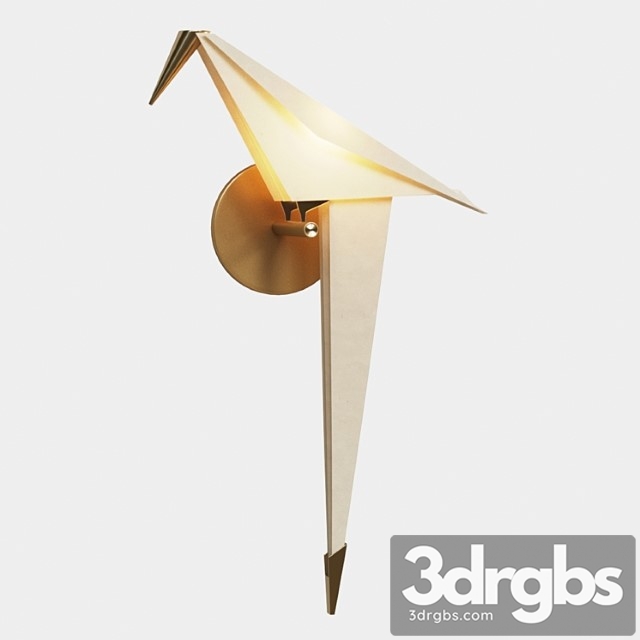 Moooi perch wall lamp 3dsmax Download - thumbnail 1