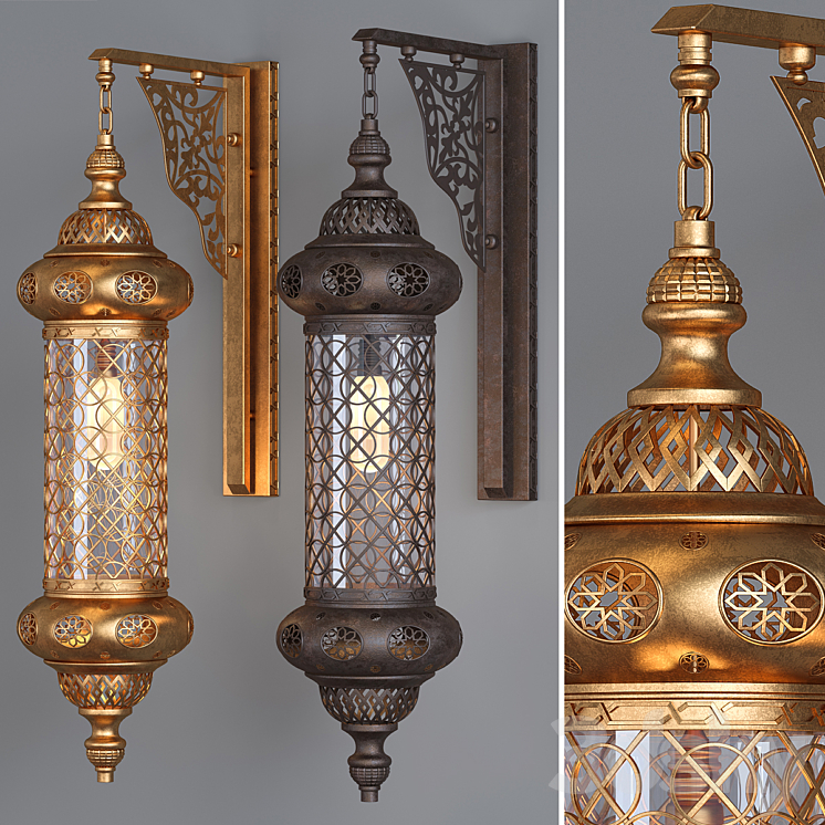 Moroccon Wallights_03 3DS Max - thumbnail 1