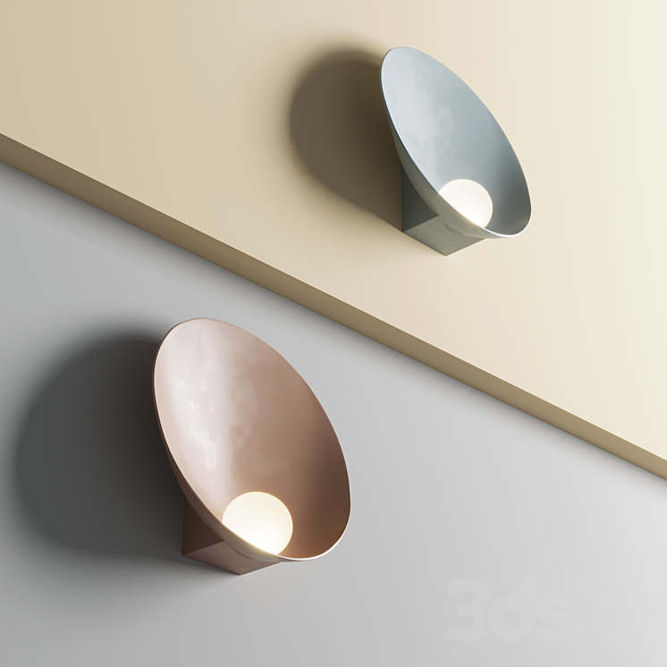 Musa Vibia Wall Lamp 3DS Max Model - thumbnail 2